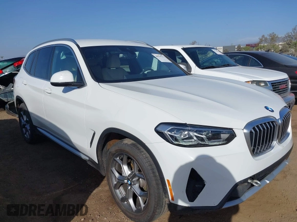 2024 BMW X3 sDrive30i with VIN 5UX43DP04R9W49345, listed as a IAAI auction lot 40539213 with 5,522 mi miles and . Bid and sale history available at DreamBid. Image 6.
