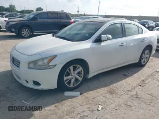 2014 Nissan Maxima SV with VIN 1N4AA5AP6EC446580, listed as a IAAI auction lot 42762381 with 184,665 mi miles and . Bid and sale history available at DreamBid. Image 2.