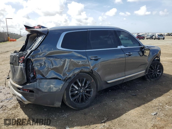 2022 Kia Telluride SX with VIN 5XYP54HC3NG266314, listed as a Copart auction lot 51284385 with Not provided miles and Salvage title. Bid and sale history available at DreamBid. Image 3.