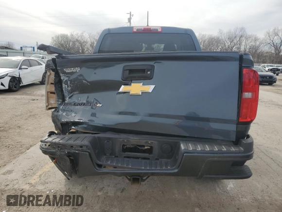 2020 Chevrolet Colorado 4WD Work Truck with VIN 1GCGTBEN7L1112220, listed as a Copart auction lot 48948425 with 97,218 mi miles and Salvage title. Bid and sale history available at DreamBid. Image 6.
