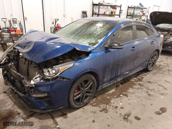2020 Kia Forte GT-Line with VIN 3KPF34AD9LE238919, listed as a IAAI auction lot 41560249 with 50,693 mi miles. Bid and sale history available at carsss.com. Image 18.