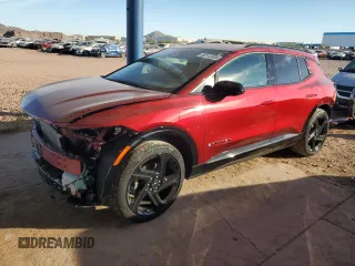 2024 Chevrolet Equinox EV RS z VIN 3GN7DSRPXRS288878, wystawiony jako Copart lot #83112004 z przebiegiem 1191 mil mil oraz Szkoda całkowita • Salvage title. Historia ofert i sprzedaży dostępna na DreamBid. Obrazek 1.