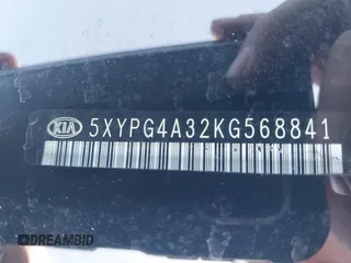 2019 Kia Sorento L z VIN 5XYPG4A32KG568841, wystawiony jako IAAI lot #41833435 z przebiegiem 103 426 mil mil oraz . Historia ofert i sprzedaży dostępna na DreamBid. Obrazek 17.