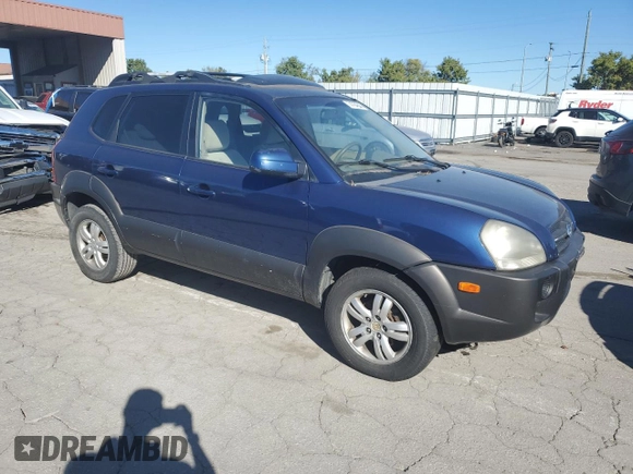 2006 Hyundai Tucson GLS with VIN KM8JN72D86U293576, listed as a Copart auction lot 74794644 with 173,424 mi miles and Clean Title. Bid and sale history available at carsss.com. Image 4.