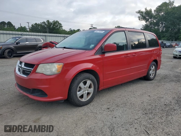 2012 Dodge Grand Caravan SXT with VIN 2C4RDGCG3CR236407, listed as a Copart auction lot 54771015 with 184,859 mi miles and Clean Title. Bid and sale history available at DreamBid. Image 1.