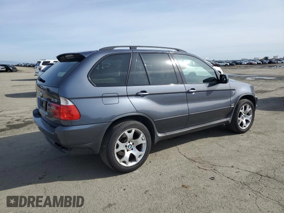 2003 BMW X5 4.4i with VIN 5UXFB33583LH49887, listed as a Copart auction lot 49739465 with 178,534 mi miles and Clean Title. Bid and sale history available at carsss.com. Image 3.