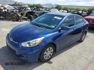 2015 Hyundai Accent GLS with VIN KMHCT4AE7FU860416, listed as a Copart auction lot 63987683 with 102,783 mi miles. Bid and sale history available at carsss.com. Image 1.