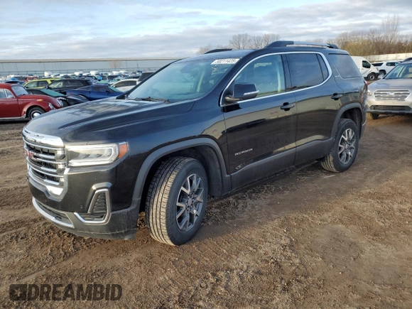 2021 GMC Acadia SLE with VIN 1GKKNRLS6MZ122721, listed as a Copart auction lot 50211425 with 76,478 mi miles and Clean Title. Bid and sale history available at carsss.com. Image 1.