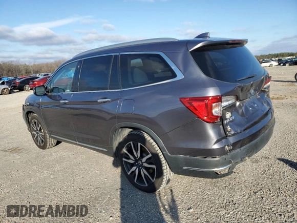 2020 Honda Pilot Touring 8-Passenger with VIN 5FNYF5H92LB024047, listed as a Copart auction lot 41630695 with 74,067 mi miles and Salvage Title. Bid and sale history available at DreamBid. Image 2.