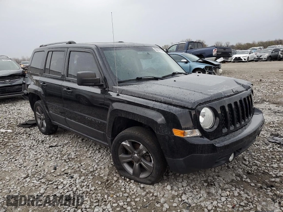 2017 Jeep Patriot Sport SE with VIN 1C4NJPBA2HD201761, listed as a Copart auction lot 50218735 with 125,226 mi miles and Salvage Title. Bid and sale history available at carsss.com. Image 4.