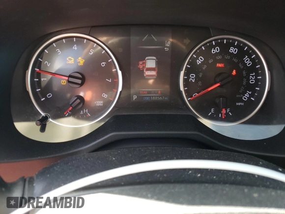 2020 Toyota RAV4 LE with VIN 2T3H1RFV9LW085007, listed as a Copart auction lot 48878495 with 188,567 mi miles and Salvage Title. Bid and sale history available at carsss.com. Image 9.