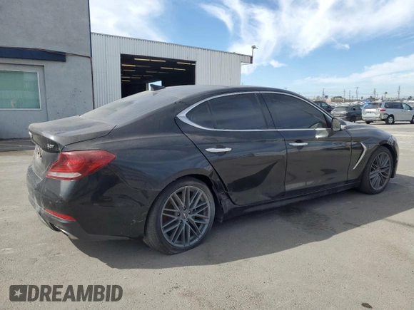 2019 Genesis G70 2.0T Advanced with VIN KMTG34LA6KU027024, listed as a Copart auction lot 78236714 with 29,044 mi miles and Salvage Title. Bid and sale history available at carsss.com. Image 3.