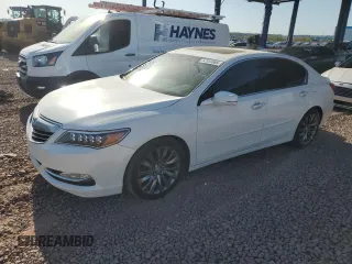 2016 Acura RLX Tech Pkg with VIN JH4KC1F53GC000168, listed as a Copart auction lot 52033685 with 90,274 mi miles and Salvage Title. Bid and sale history available at carsss.com. Image 1.