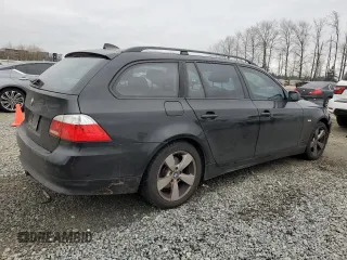 2006 BMW 5 Series 530xi with VIN WBANN73556B799078, listed as a Copart auction lot 42966615 with 252,589 mi miles and Salvage Title. Bid and sale history available at carsss.com. Image 3.