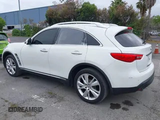 2012 Infiniti FX with VIN JN8AS1MUXCM122268, listed as a IAAI auction lot 42139233 with 158,338 mi miles. Bid and sale history available at carsss.com. Image 3.