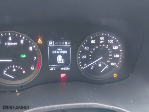 2016 Hyundai Tucson Eco with VIN KM8J3CA25GU257036, listed as a IAAI auction lot 41453539 with 68,235 mi miles. Bid and sale history available at carsss.com. Image 7.