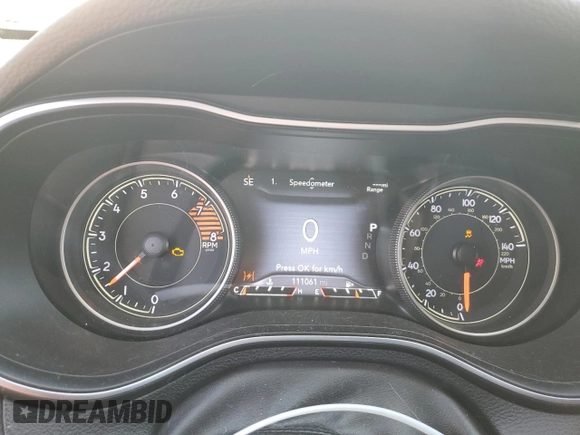 2019 Jeep Cherokee Limited with VIN 1C4PJMDX0KD126347, listed as a Copart auction lot 48486885 with 111,061 mi miles and Salvage title. Bid and sale history available at DreamBid. Image 9.