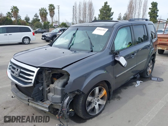 2015 Honda Pilot Touring with VIN 5FNYF3H91FB011847, listed as a IAAI auction lot 41841293 with 99,431 mi miles. Bid and sale history available at carsss.com. Image 6.