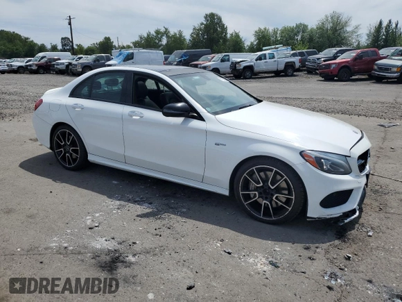 2018 Mercedes-Benz C 43 AMG z VIN 55SWF6EBXJU247534, wystawiony jako Copart lot #61761465 z przebiegiem 177 291 mil mil oraz Czysty tytuł • Clean title. Historia ofert i sprzedaży dostępna na DreamBid. Obrazek 4.