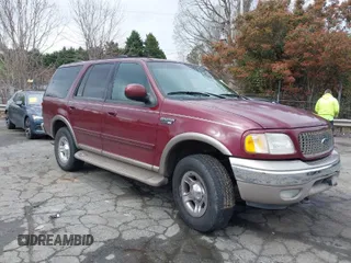 2001 Ford Expedition Eddie Bauer with VIN 1FMPU18L81LA96270, listed as a IAAI auction lot 41806970 with 171,522 mi miles and . Bid and sale history available at DreamBid. Image 1.