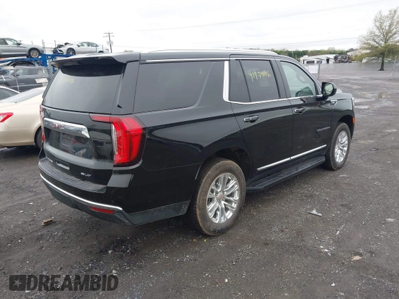 2024 GMC Yukon SLT with VIN 1GKS1BKD5RR209037, listed as a IAAI auction lot 41974006 with 36,918 mi miles. Bid and sale history available at carsss.com. Image 4.