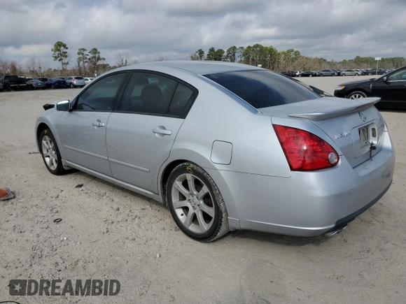 2007 Nissan Maxima 3.5 SL with VIN 1N4BA41EX7C842589, listed as a Copart auction lot 43861875 with 0 mi miles and Salvage Title. Bid and sale history available at carsss.com. Image 2.