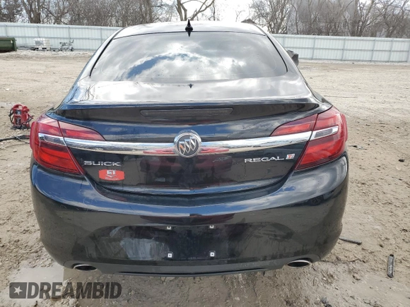 2014 Buick Regal with VIN 2G4GK5EXXE9318177, listed as a Copart auction lot 50540725 with 91,157 mi miles and Non Repairable. Bid and sale history available at DreamBid. Image 6.