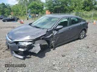 2017 Honda Civic LX with VIN 19XFC2F51HE224669, listed as a Copart auction lot 63493055 with 117,536 mi miles and Salvage title. Bid and sale history available at DreamBid. Image 1.
