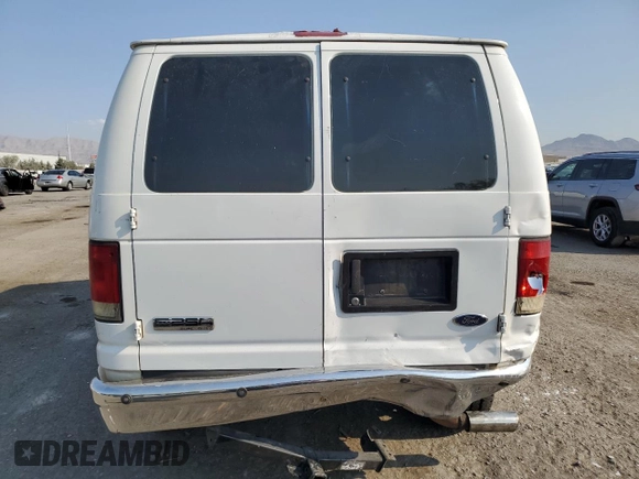 2008 Ford Econoline Cargo Commercial with VIN 1FTNE24L48DA10865, listed as a Copart auction lot 70858474 with 177,770 mi miles and Salvage Title. Bid and sale history available at DreamBid. Image 6.