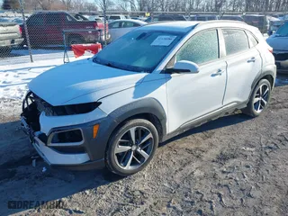 2018 Hyundai Kona Ultimate with VIN KM8K5CA50JU069055, listed as a IAAI auction lot 41634286 with 130,109 mi miles. Bid and sale history available at carsss.com. Image 17.