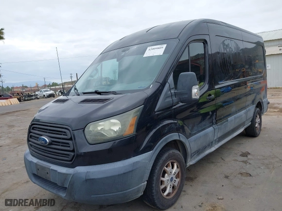 2015 Ford Transit Cargo Van with VIN 1FTYR2CM5FKA84493, listed as a IAAI auction lot 42009809 with 116,379 mi miles. Bid and sale history available at carsss.com. Image 22.