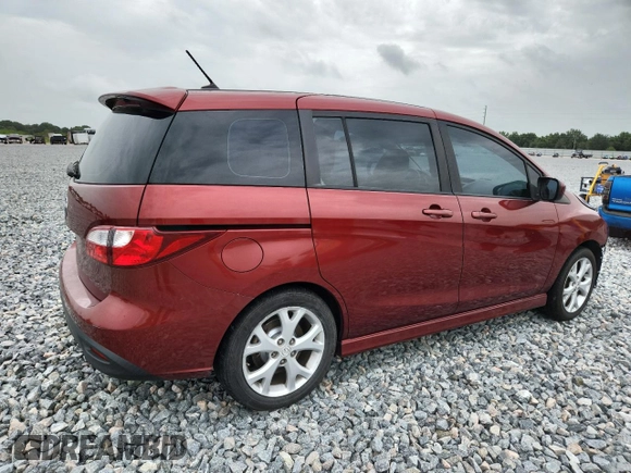 2012 Mazda 5 Touring z VIN JM1CW2CL3C0105567, wystawiony jako Copart lot #59343205 z przebiegiem 110 410 mil mil oraz Szkoda całkowita • Salvage title. Historia ofert i sprzedaży dostępna na DreamBid. Obrazek 3.