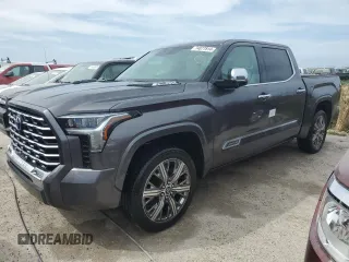 2022 Toyota Tundra Capstone Hybrid with VIN 5TFVC5DB7NX011453, listed as a Copart auction lot 74077814 with Not provided miles and Non repairable. Bid and sale history available at DreamBid. Image 1.