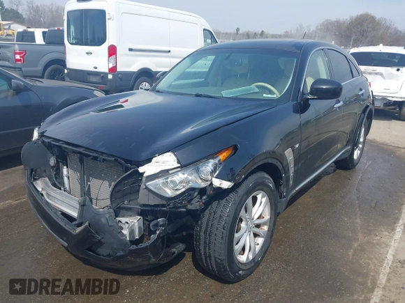 2017 Infiniti QX70 with VIN JN8CS1MW0HM414433, listed as a IAAI auction lot 41791003 with 105,946 mi miles and . Bid and sale history available at DreamBid. Image 17.