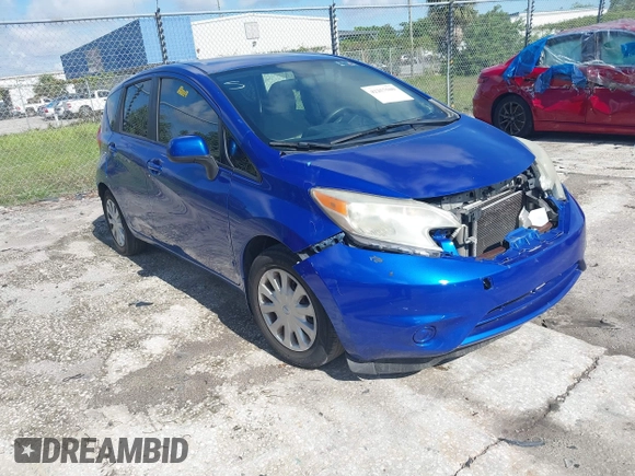 2014 Nissan Note SV with VIN 3N1CE2CP6EL396144, listed as a IAAI auction lot 42257500 with 128,780 mi miles and . Bid and sale history available at DreamBid. Image 1.
