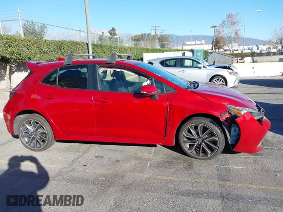 2020 Toyota Corolla Hatchback XSE with VIN JTNC4RBE5L3073569, listed as a IAAI auction lot 41347024 with 52,458 mi miles. Bid and sale history available at carsss.com. Image 12.