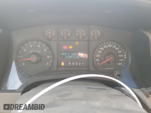 2009 Ford F-150 STX with VIN 1FTRX12WX9FB11403, listed as a Copart auction lot 63626015 with 211,597 mi miles and Clean title. Bid and sale history available at DreamBid. Image 9.