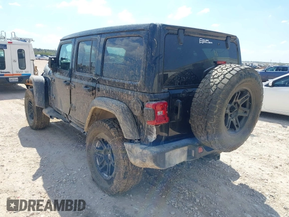 2022 Jeep Wrangler Unlimited Sport with VIN 1C4HJXDG7NW120432, listed as a IAAI auction lot 40498948 with 11,235 mi miles and . Bid and sale history available at DreamBid. Image 3.