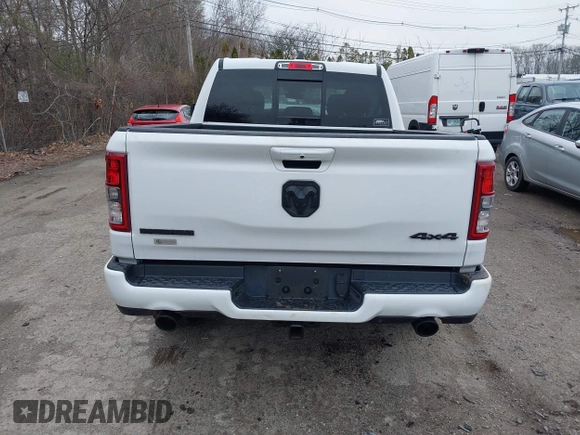 2021 Ram 1500 Big Horn with VIN 1C6SRFFT1MN721561, listed as a IAAI auction lot 42017023 with 62,023 mi miles and . Bid and sale history available at DreamBid. Image 16.