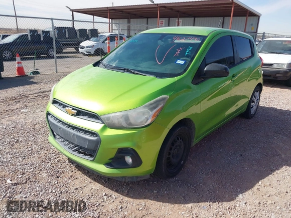 2016 Chevrolet Spark LS with VIN KL8CB6SA3GC596559, listed as a IAAI auction lot 41627492 with 193,259 mi miles. Bid and sale history available at carsss.com. Image 2.