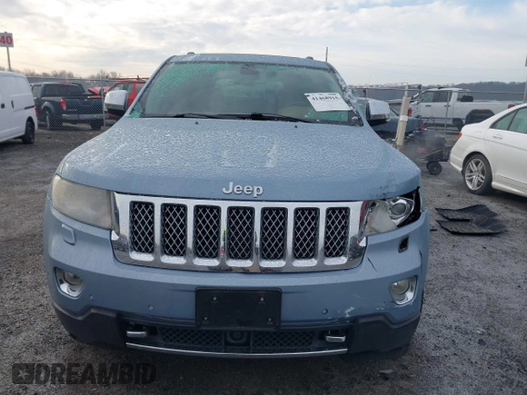 2013 Jeep Grand Cherokee Overland with VIN 1C4RJFCT2DC572978, listed as a IAAI auction lot 41468915 with 223,528 mi miles. Bid and sale history available at carsss.com. Image 12.
