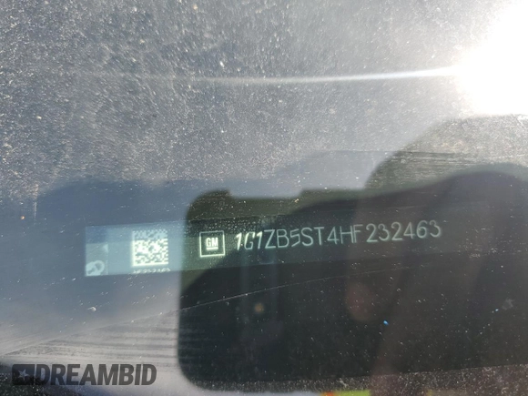 2017 Chevrolet Malibu LS with VIN 1G1ZB5ST4HF232463, listed as a Copart auction lot 52187465 with 132,094 mi miles and Salvage Title. Bid and sale history available at DreamBid. Image 13.