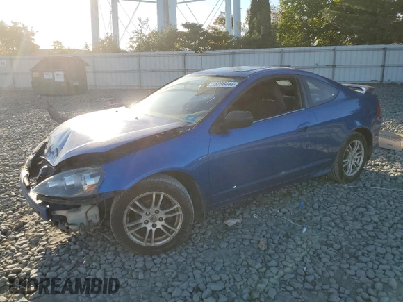 2006 Acura RSX with VIN JH4DC54846S019412, listed as a Copart auction lot 75256444 with 197,806 mi miles and Salvage Title. Bid and sale history available at carsss.com. Image 1.