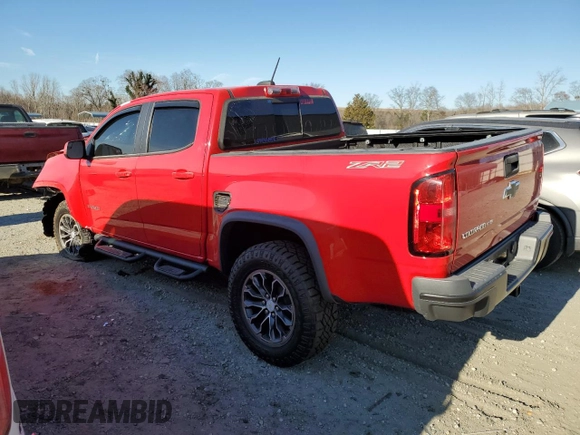 2018 Chevrolet Colorado 4WD ZR2 with VIN 1GCGTEEN6J1104009, listed as a Copart auction lot 47365595 with 48,997 mi miles and Salvage Title. Bid and sale history available at carsss.com. Image 2.