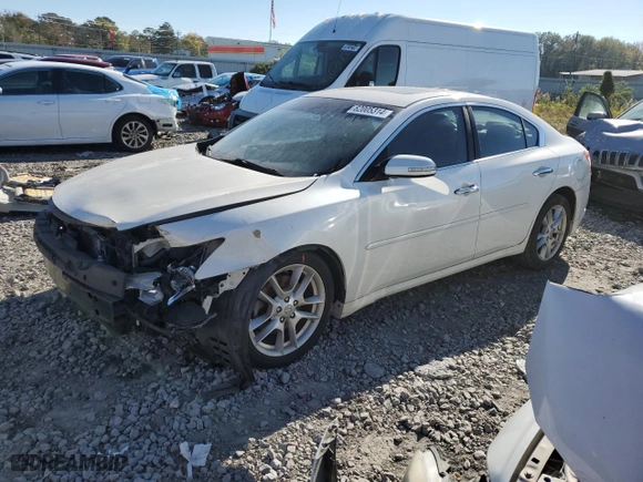2009 Nissan Maxima 3.5 SV with VIN 1N4AA51E79C819257, listed as a Copart auction lot 82005314 with 196,593 mi miles and Salvage Title. Bid and sale history available at carsss.com. Image 1.