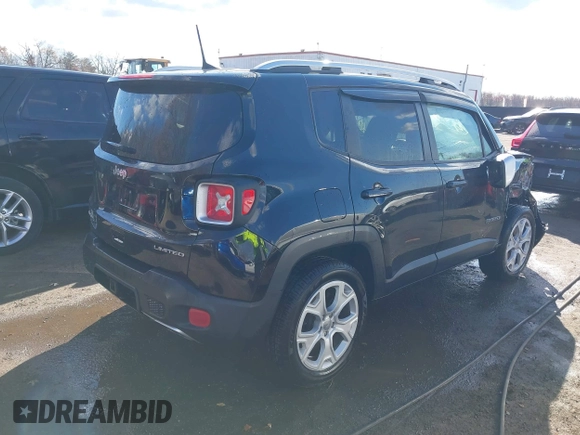 2018 Jeep Renegade Limited with VIN ZACCJBDB3JPH01905, listed as a IAAI auction lot 40900045 with 50,236 mi miles and . Bid and sale history available at DreamBid. Image 4.