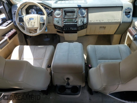 2008 Ford F-250 XL with VIN 1FTSW20R38EA03782, listed as a Copart auction lot 54895085 with 142,357 mi miles and Salvage title. Bid and sale history available at DreamBid. Image 8.