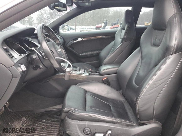2016 Audi S5 Premium Plus with VIN WAUC4AFR2GA020085, listed as a Copart auction lot 89318795 with 56,095 mi miles and Salvage Title. Bid and sale history available at carsss.com. Image 7.