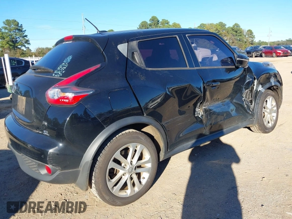 2015 Nissan Juke S with VIN JN8AF5MR5FT509408, listed as a IAAI auction lot 40839984 with 205,528 mi miles. Bid and sale history available at carsss.com. Image 4.