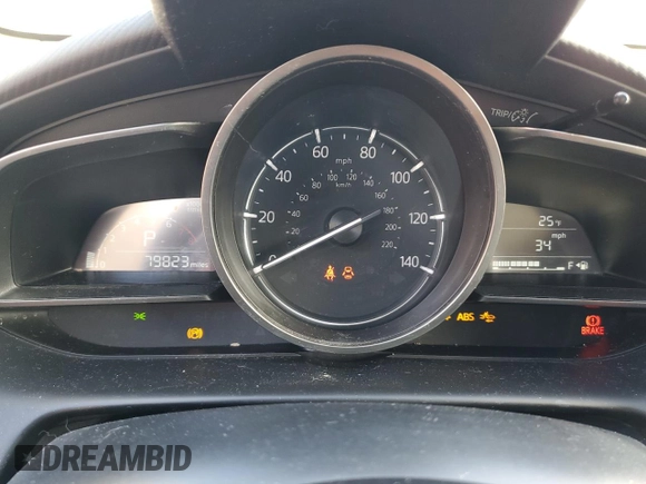 2019 Mazda CX-3 Sport with VIN JM1DKFB75K1451219, listed as a Copart auction lot 45642205 with 79,823 mi miles and Salvage Title. Bid and sale history available at carsss.com. Image 9.